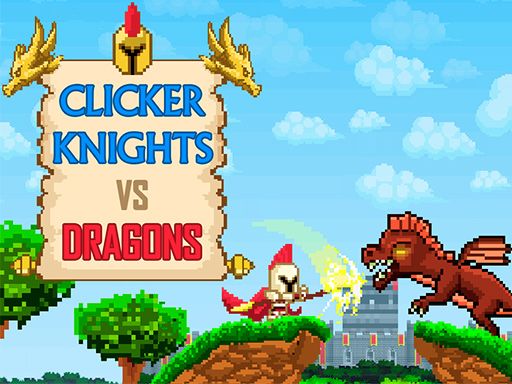 Clicker Knights Vs dragons - browser game screenshot
