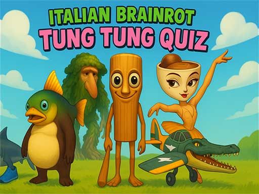 Italian Brainrot tung Tung Quiz - browser game screenshot