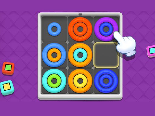 Neon Circles & Color Sort Puzzle Neon Circles & Color Sort Puzzle - browser game screenshot