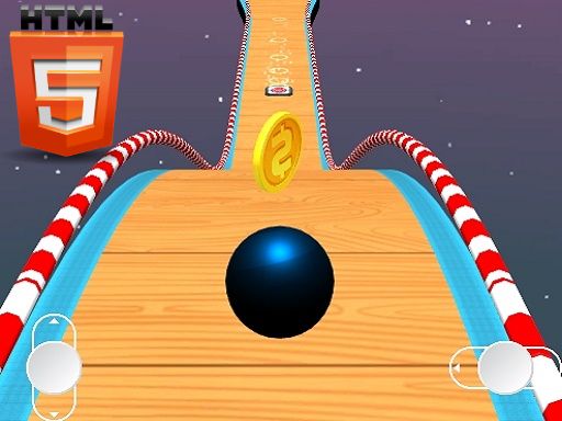 Sky Stunts Rolling Ball 3D - browser game screenshot