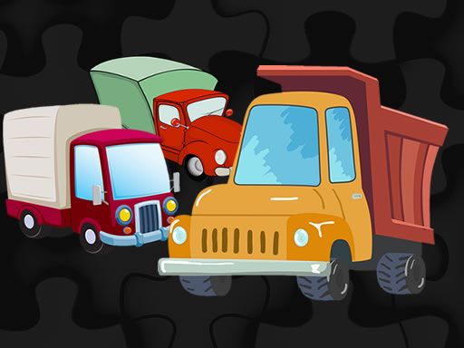 Cartoon Truck Jigsaw - browser game screenshot