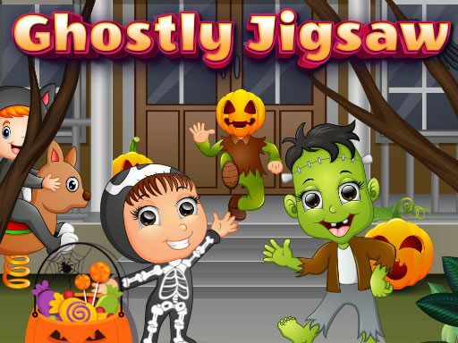 Ghostly Jigsaw - browser game screenshot