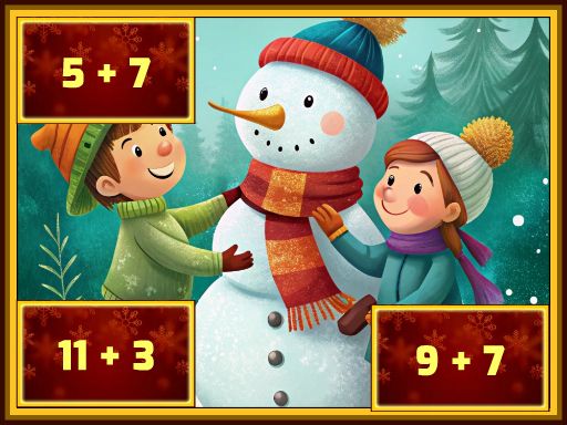 Chill Math Addition - browser game screenshot