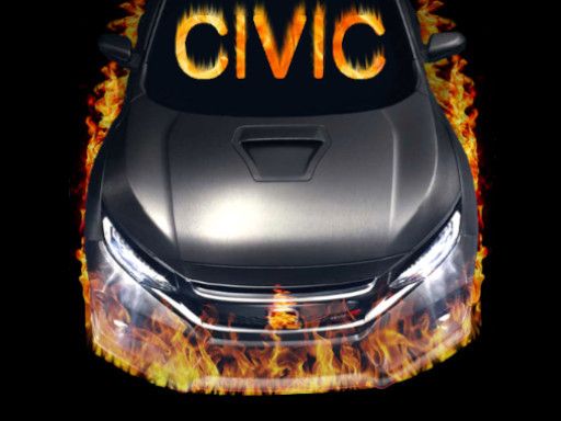 Fast And Drift CIVIC - browser game screenshot