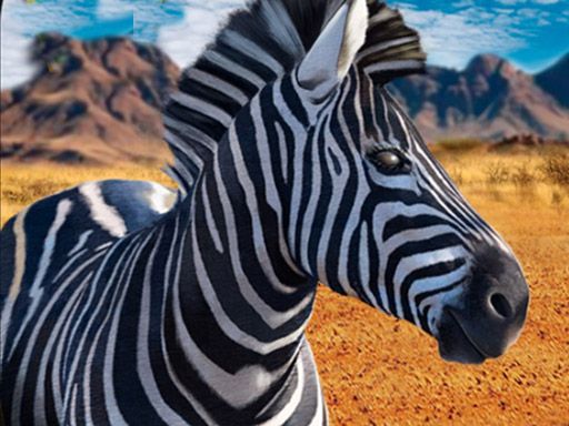 ZEBRA HUNTER SNIPER SHOOTING  - browser game screenshot