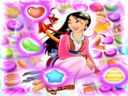 Fa Mulan Match 3 Puzzle - browser game screenshot