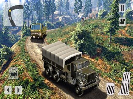US OffRoad Army Truck Driver - browser game screenshot