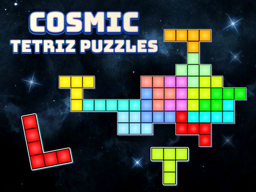 Cosmic Tetriz Puzzles - browser game screenshot