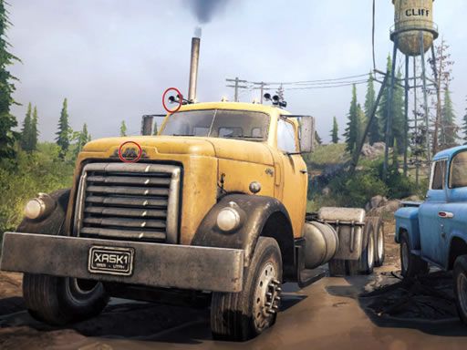 Offroad Trucks Differences - browser game screenshot