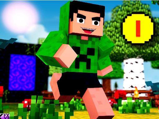 Block Craft Jumping Adventure - browser game screenshot