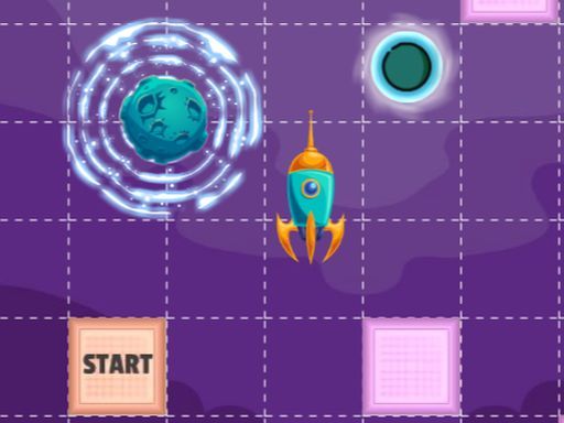 Astronaut In Maze - browser game screenshot