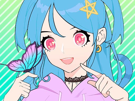 Anime Avatar Design - browser game screenshot