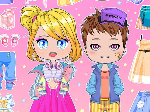 Cute Avatar Creator - browser game screenshot
