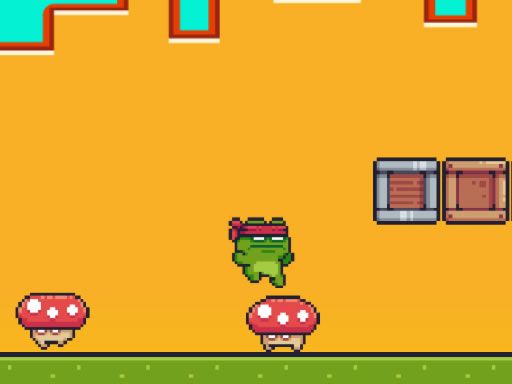 Ninja Frog Ninja Frog - browser game screenshot
