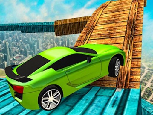 Old Car stunt Sim - browser game screenshot