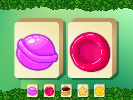 Mahjong Candy - browser game screenshot