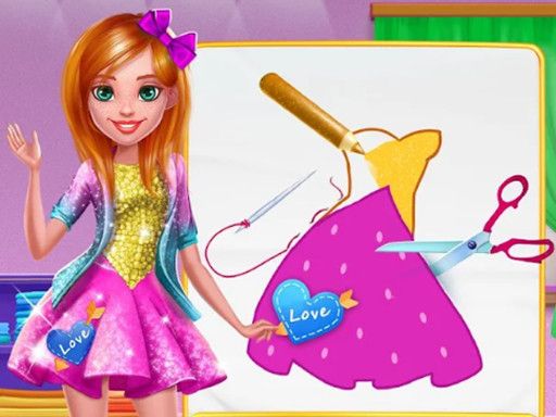 Design It Fashion Salon - browser game screenshot