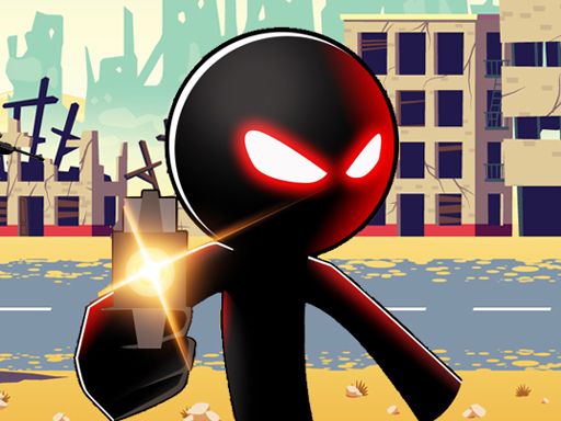 Stickman Armed Assassin 3D - browser game screenshot