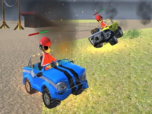 Kids car demolition cartoon 2022 - browser game screenshot