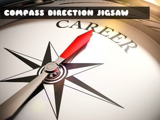 Compass Direction Jigsaw - browser game screenshot