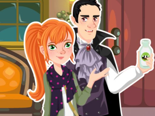 Dracula On Milk Red Cake - browser game screenshot