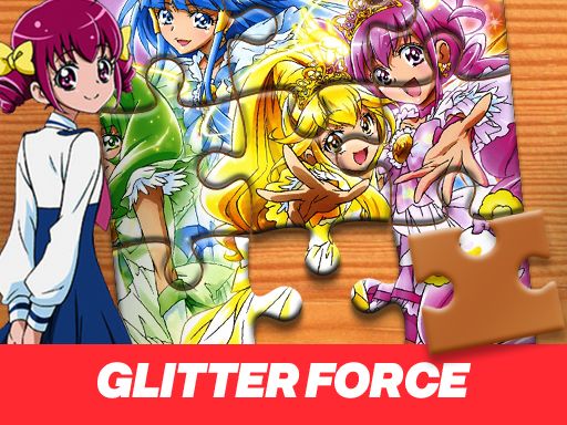 Glitter Force Jigsaw Puzzle - browser game screenshot