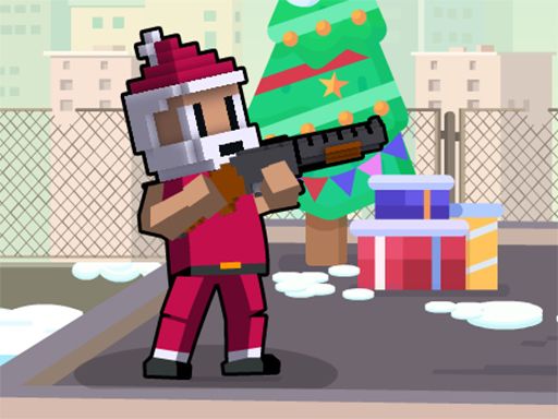 Xmas Rooftop Battles - browser game screenshot