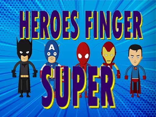 Super Heroes Finger - browser game screenshot