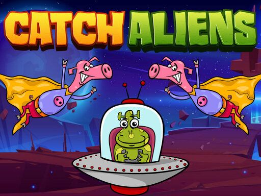 Catch Aliens - browser game screenshot