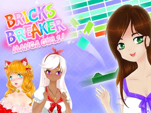 Breaker Manga Girls - browser game screenshot