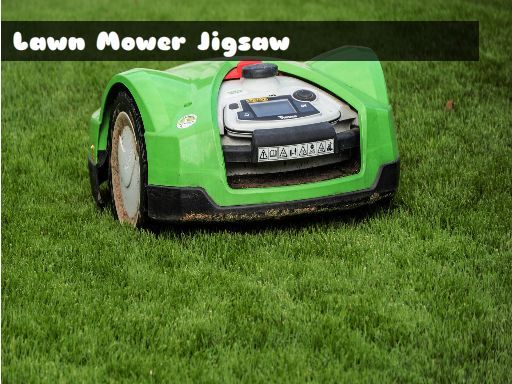 Lawn Mower Jigsaw - browser game screenshot