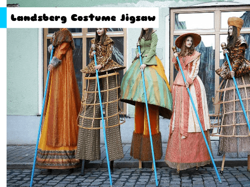 Landsberg Costume Jigsaw - browser game screenshot