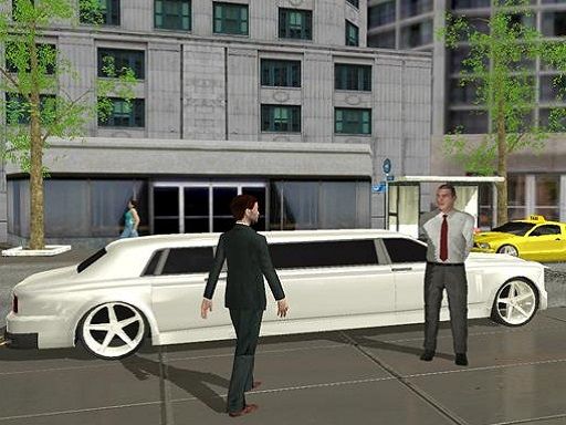 Limo Taxi Driving Simulator : Limousine Car Games - browser game screenshot