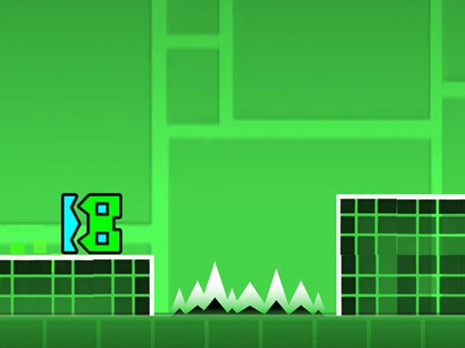 Geometry Dash Jump - browser game screenshot