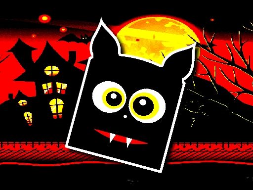 Halloween Geometry Dash Halloween Geometry Dash - browser game screenshot