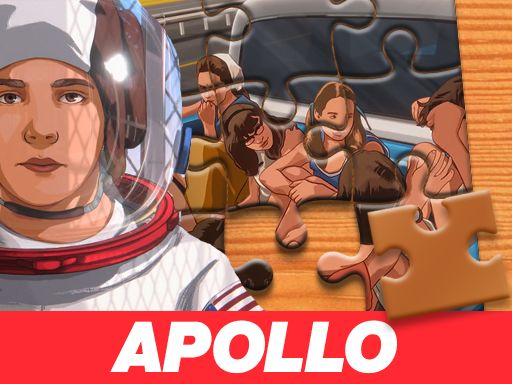 Apollo Space Age Childhood Jigsaw Puzzle - browser game screenshot