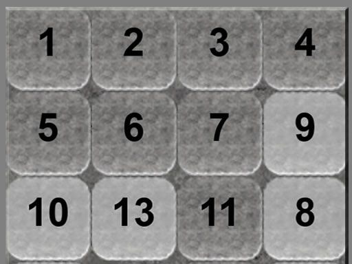 Classic Sliding Numbers - browser game screenshot