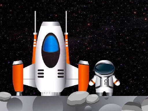 Flying to the Moon Flying to the Moon - browser game screenshot