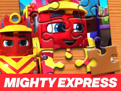 Mighty Express Jigsaw Puzzle Mighty Express Jigsaw Puzzle - browser game screenshot