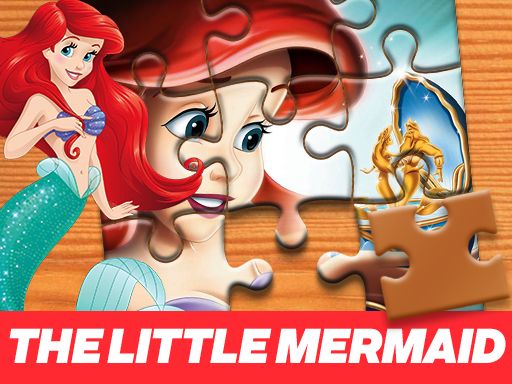 The Little Mermaid Jigsaw Puzzle - browser game screenshot