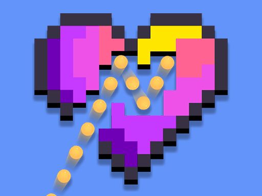Pixel Bricks and Balls - browser game screenshot