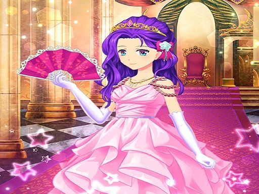 Anime Princesses Dress Up - browser game screenshot