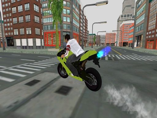 Heavy Bikes City Parking Game 3D - browser game screenshot