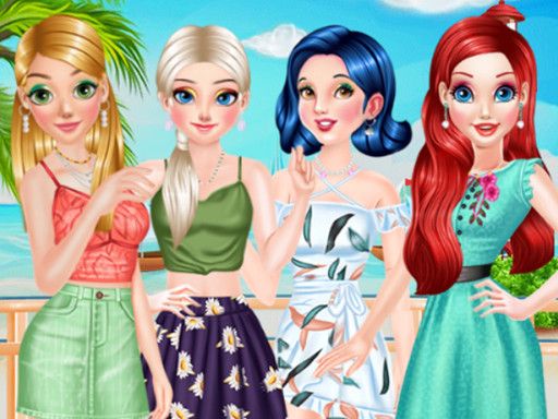 My Beautiful Printed Dress - browser game screenshot