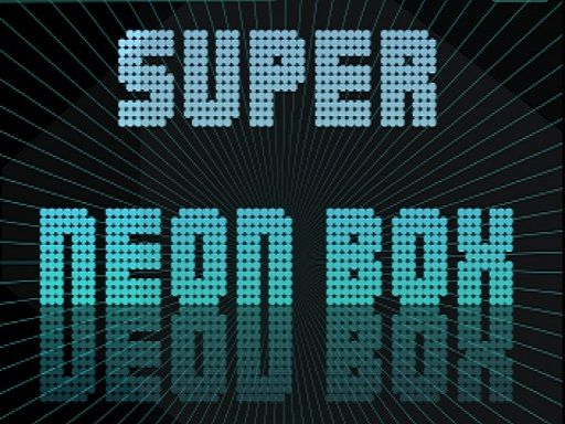 Super Neon Box - browser game screenshot