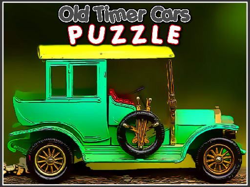 Old Timer Cars Puzzle - browser game screenshot