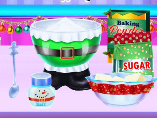 Christmas Cupcake Maker - browser game screenshot