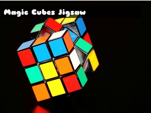 Magic Cubes Jigsaw - browser game screenshot