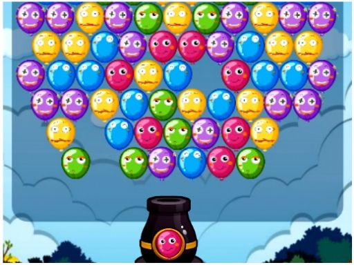 Bubble Shooter Balloons - browser game screenshot