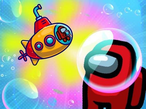 Among Us Sea Adventure - browser game screenshot